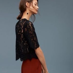 Aritzia Lapointe blouse in charcoal grey